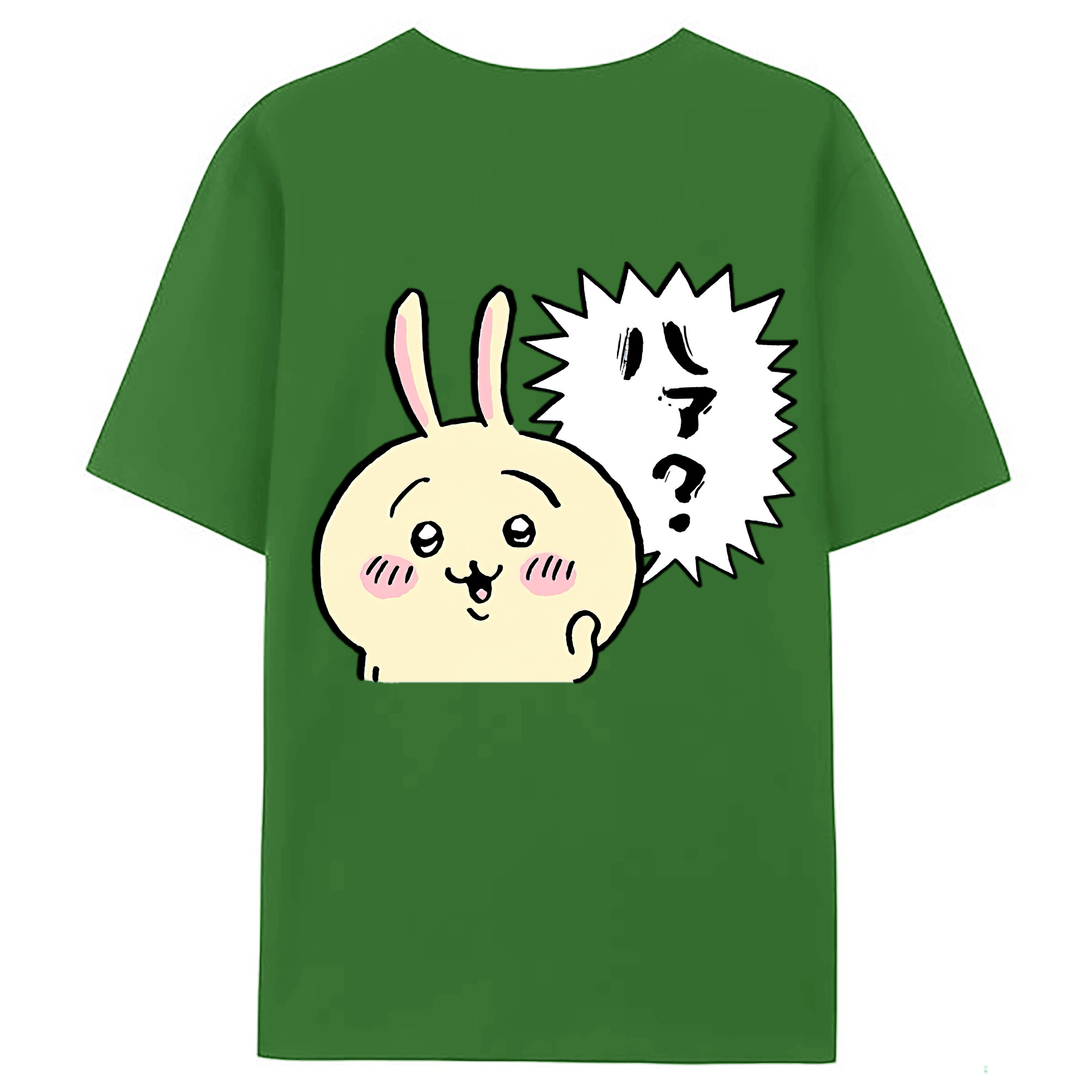 （画像用） ちいかわ うさぎ Chii-kawa usagi レディース半袖Tシャツ(バックプリント)